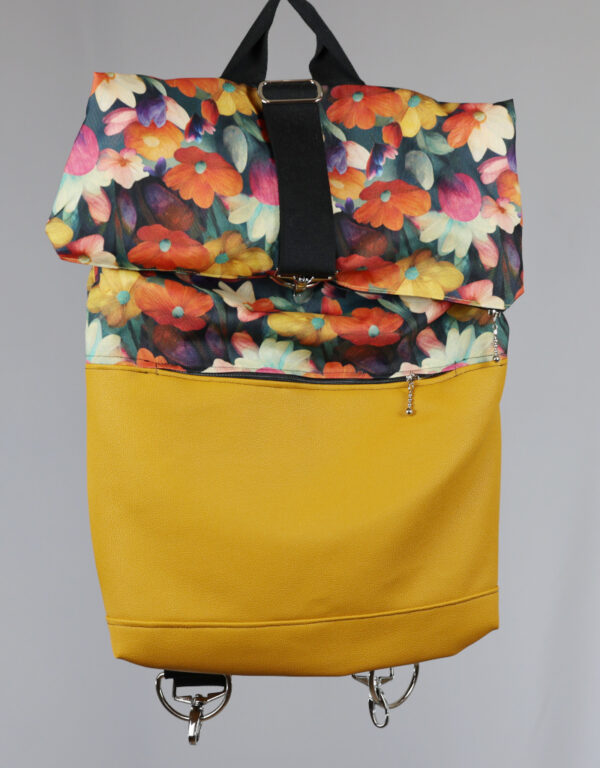 Roll up batoh (Painted Blossoms)