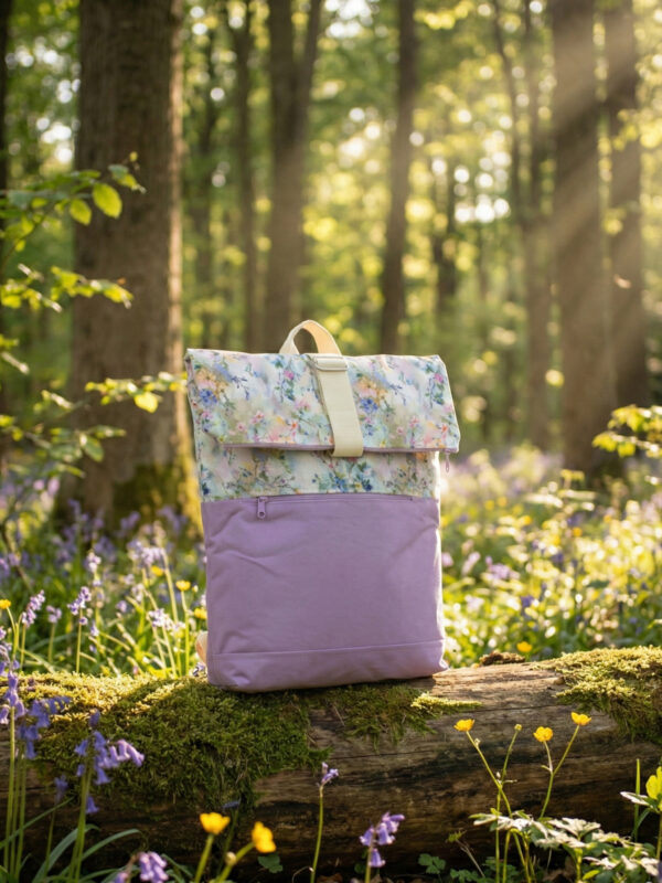 Roll up batoh (Violet Meadow)