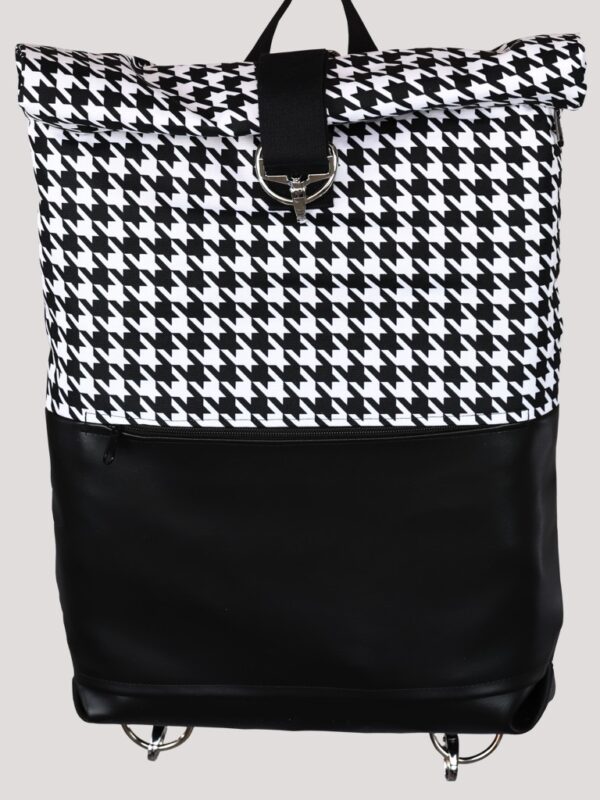 Roll up batoh (Black and White Fashion)