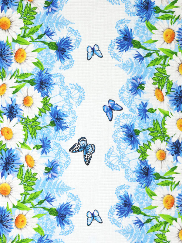 Utěrka (Blue Flowers) 52x59 cm