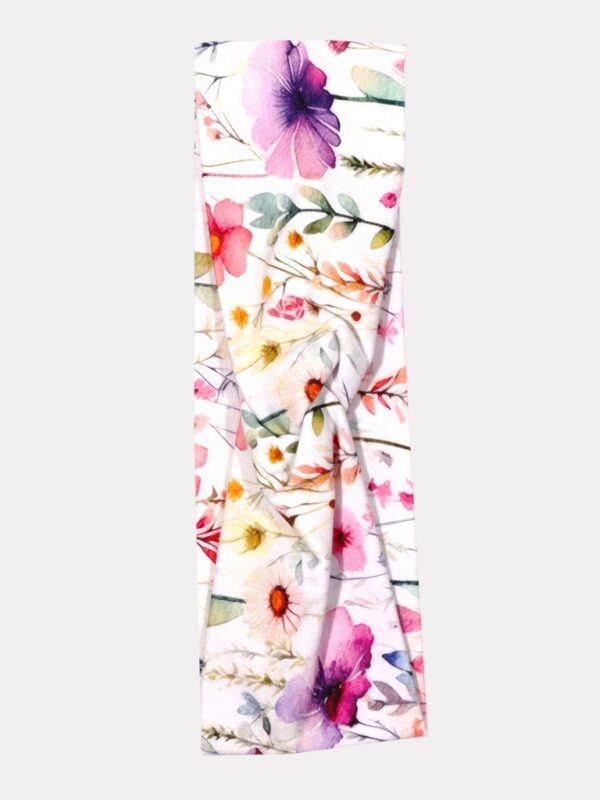 Čelenka Twisted - Kvítí na bílé