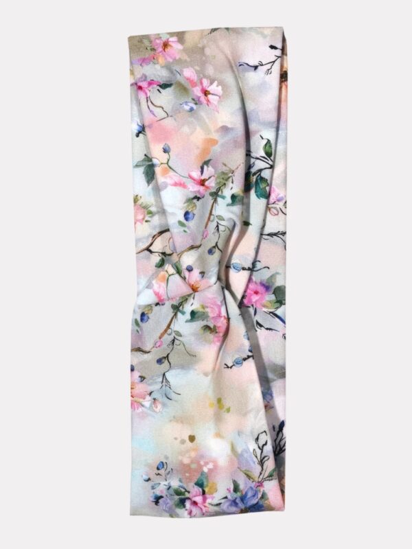 Čelenka Twisted - Olejomalba s květy