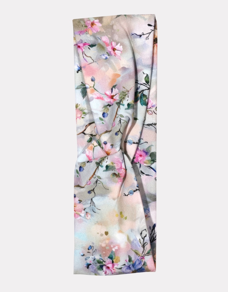 Čelenka Twisted - Olejomalba s květy