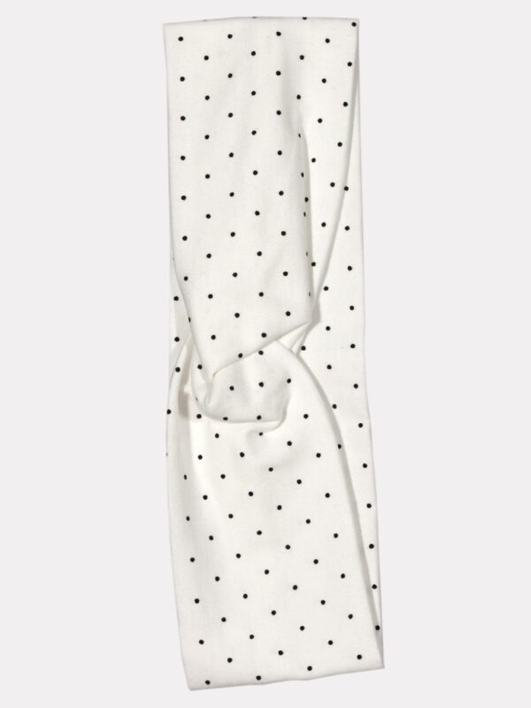 Čelenka Twisted - Puntíky na bílé