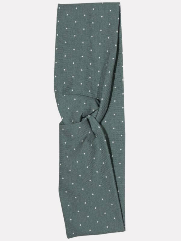 Čelenka Twisted - Puntíky na mátové