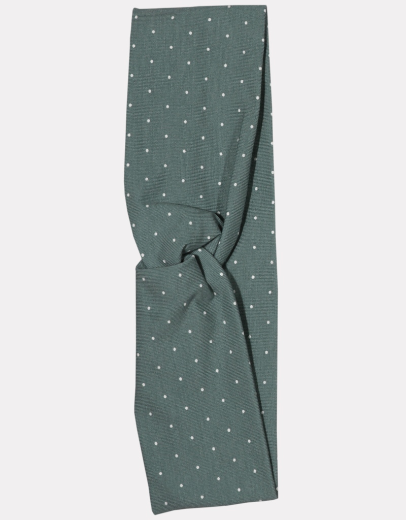 Čelenka Twisted - Puntíky na mátové