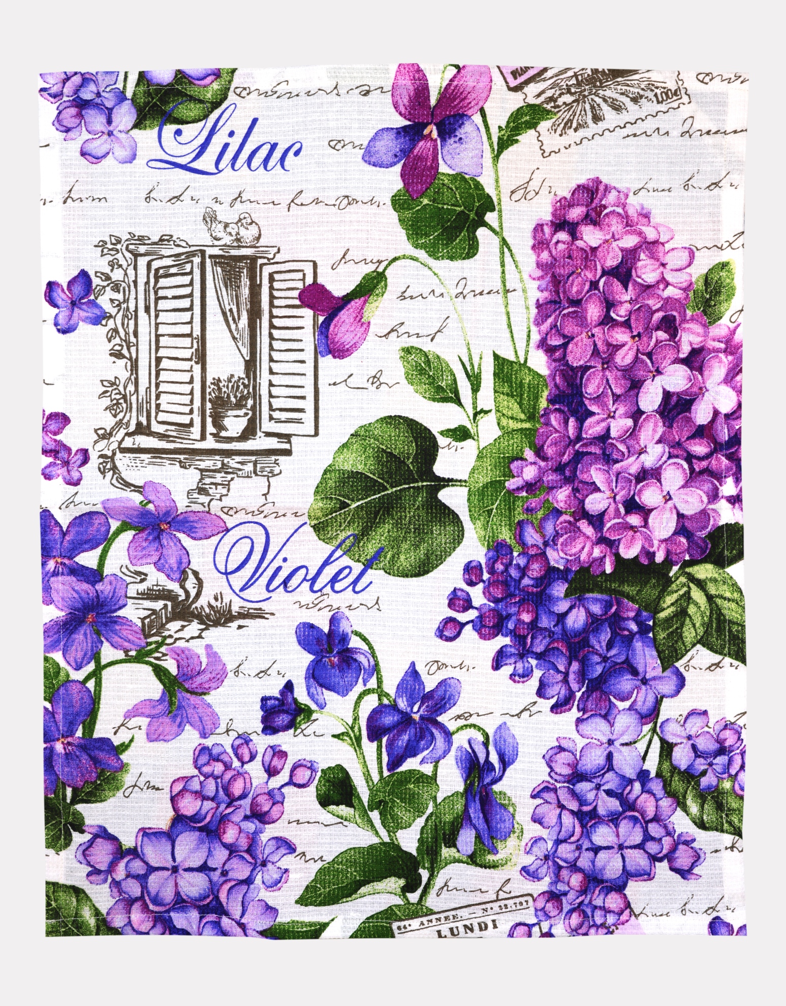 Utěrka (Violet & Lilac) 46x57 cm - Obrázek 2