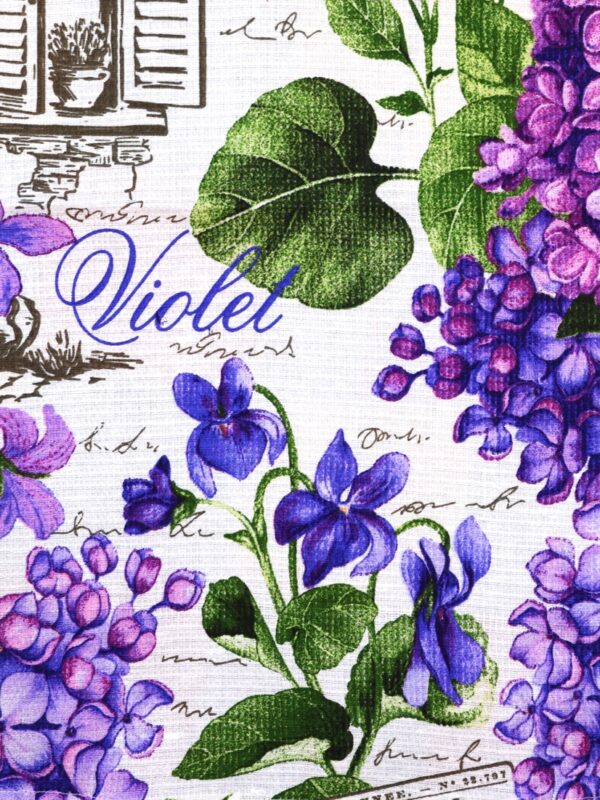 Utěrka (Violet & Lilac) 46x57 cm