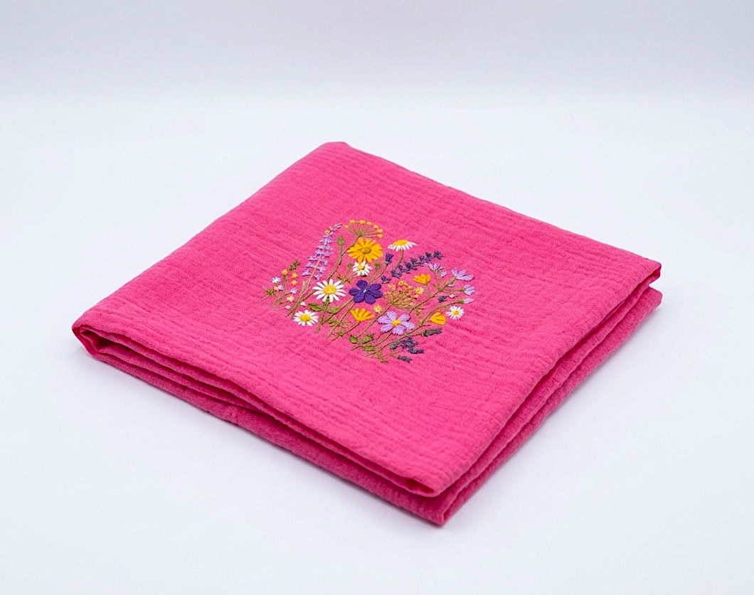 Nákrčník (Bright Pink embroidery) - Obrázek 2